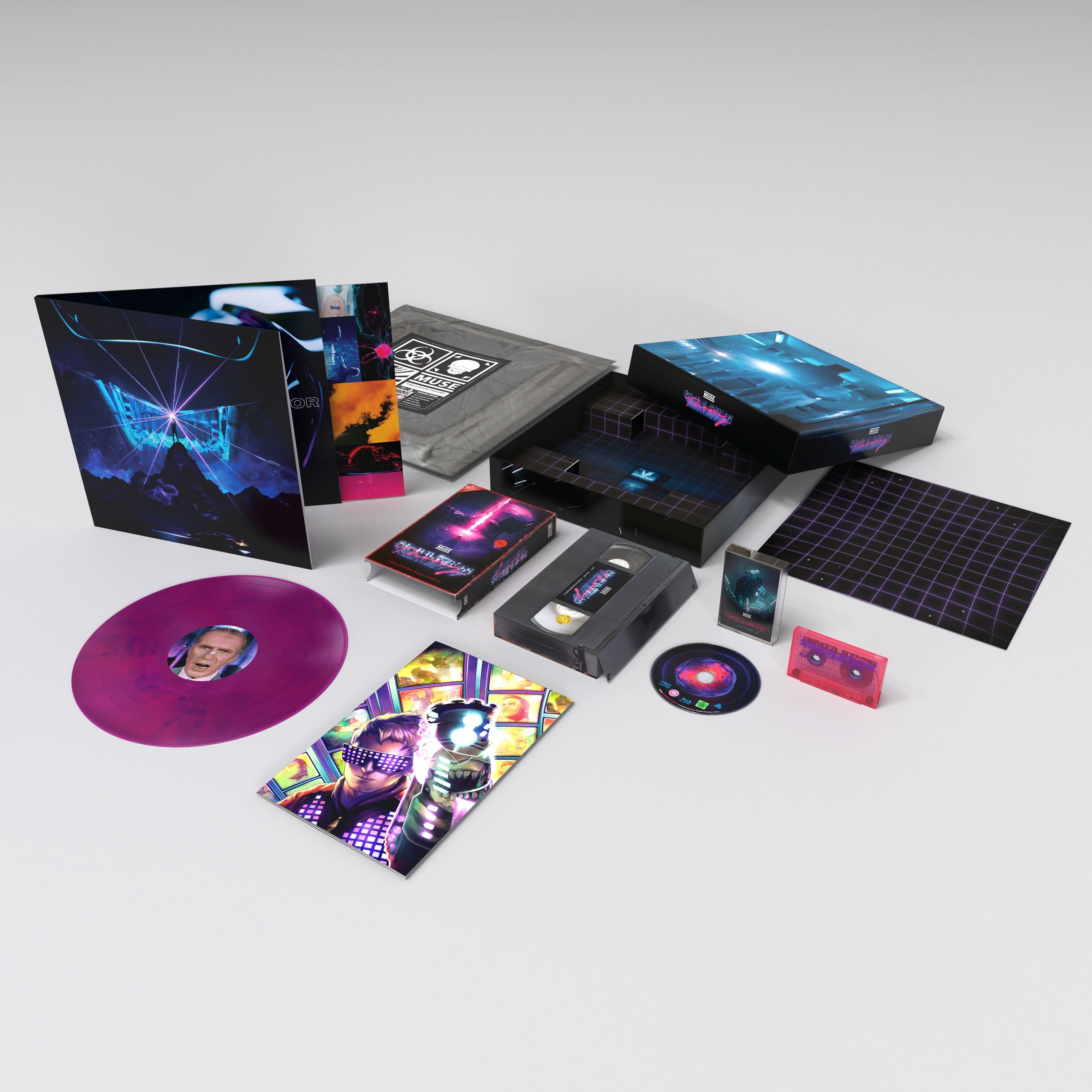 Muse  - Simulation Theory: Limited Deluxe Colour Vinyl Box Set 