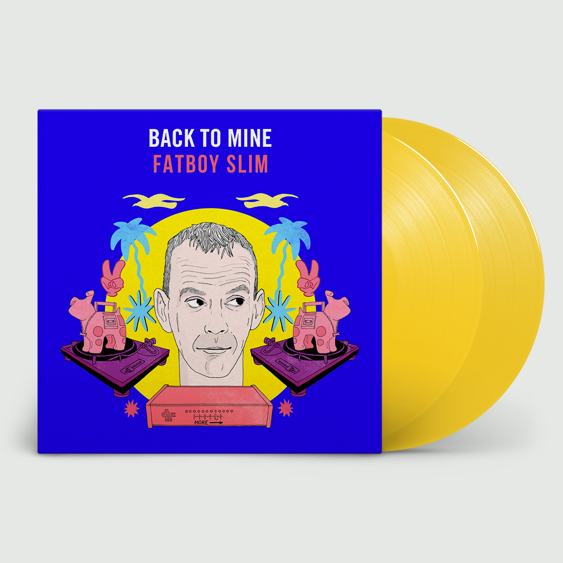 Back To Mine - Fatboy Slim: Limited Edition Yellow Vinyl 2LP