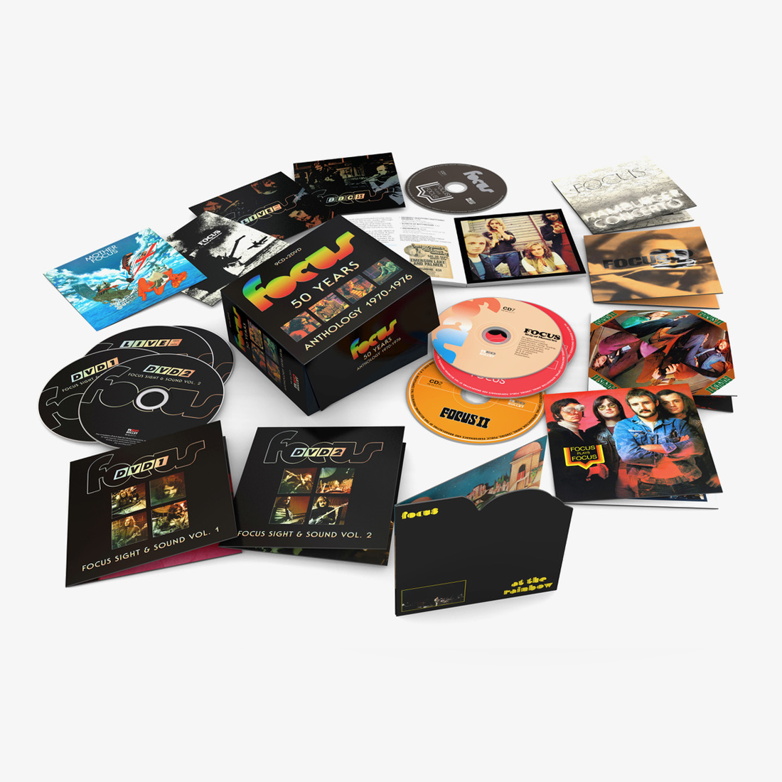 Focus - 50 Years Anthology 1970-1976: Limited Edition 9CD + DVD Box Set