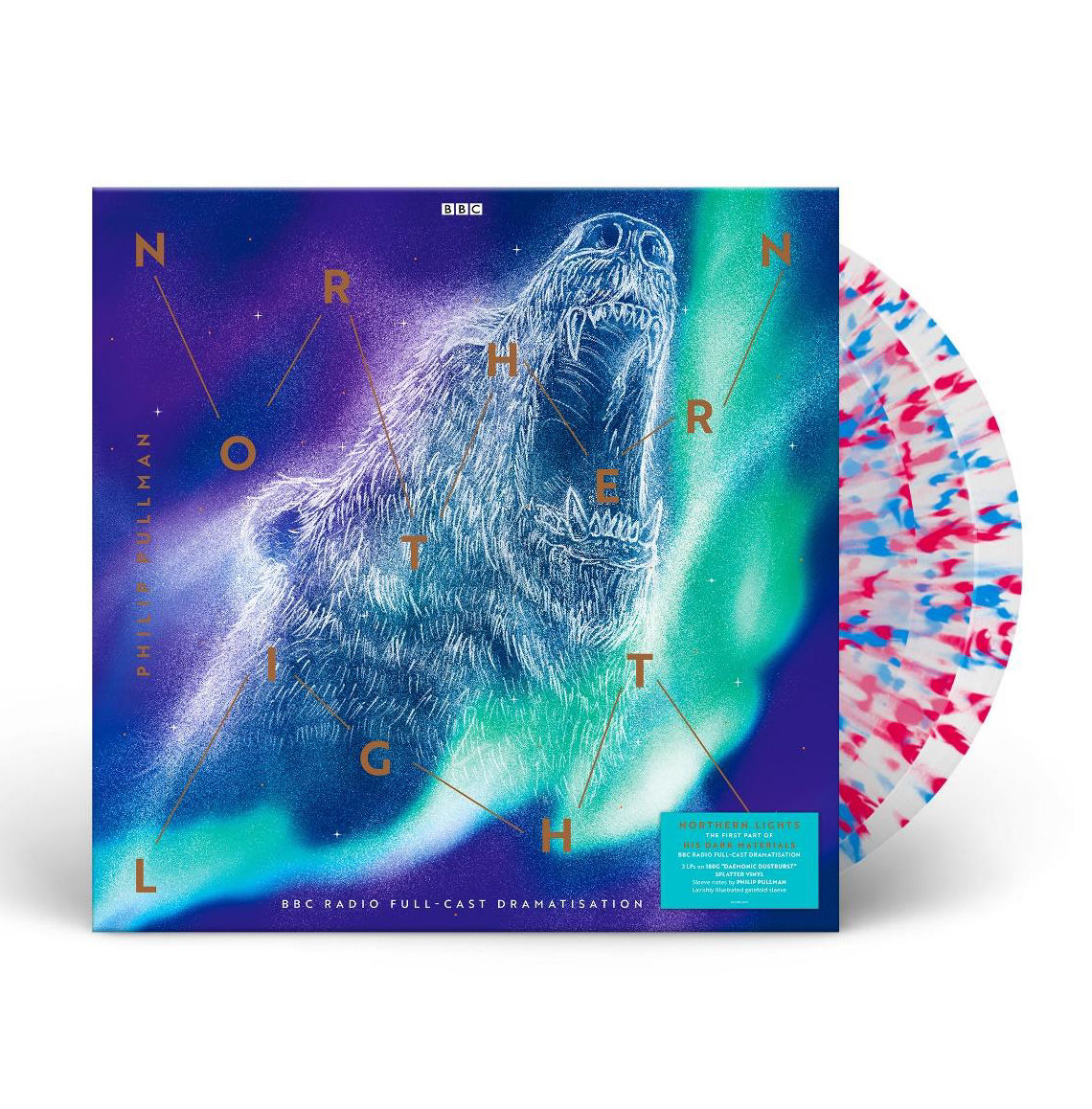 Philip Pullman - His Dark Materials - Northern Lights: 180g Daemonic Dustburst Splatter Vinyl 3LP