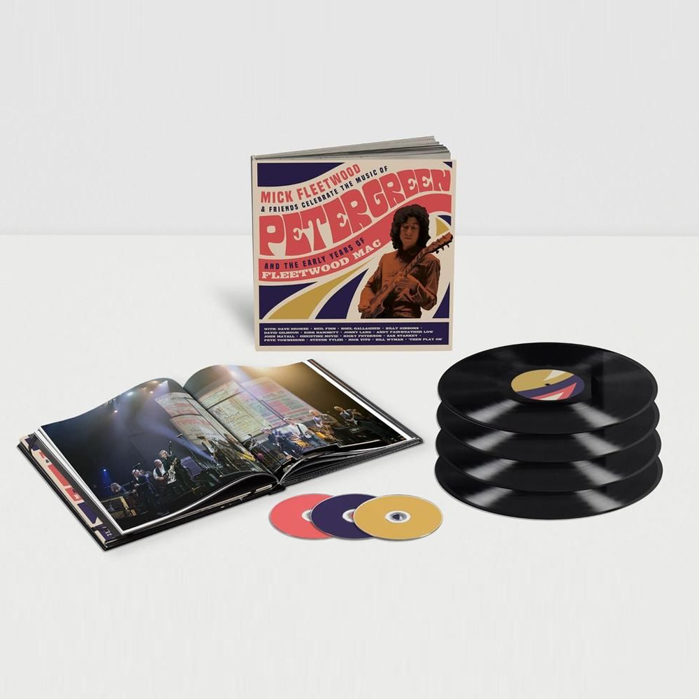 Mick Fleetwood, Various Artists - Mick Fleetwood and Friends Celebrate the Music of Peter Green and the Early Years of Fleetwood Mac: Limited Edition Vinyl 4LP/ 2CD/ Blu-Ray Box Set