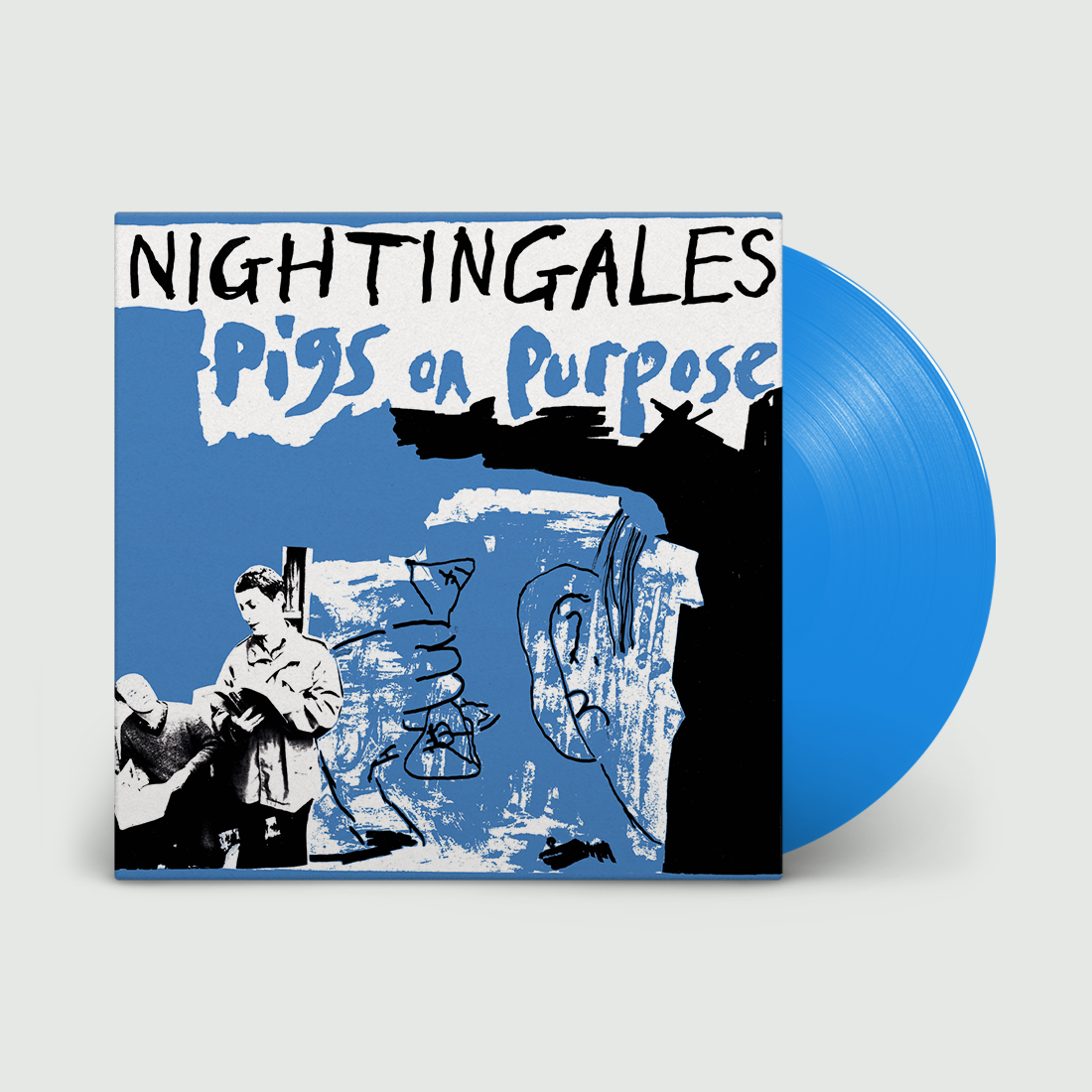 The Nightingales - Pigs on Purpose: Gatefold Blue Vinyl 2LP