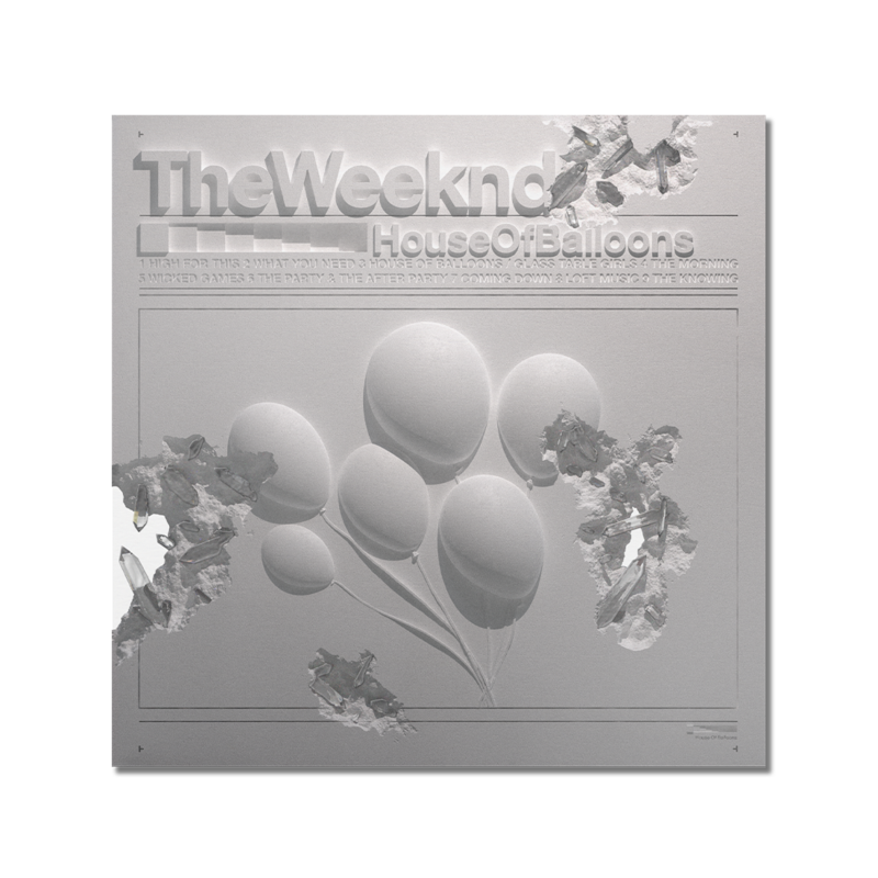 The Weeknd - DANIEL ARSHAM X THE WEEKND HOUSE OF BALLOONS ANNIVERSARY 2LP VINYL
