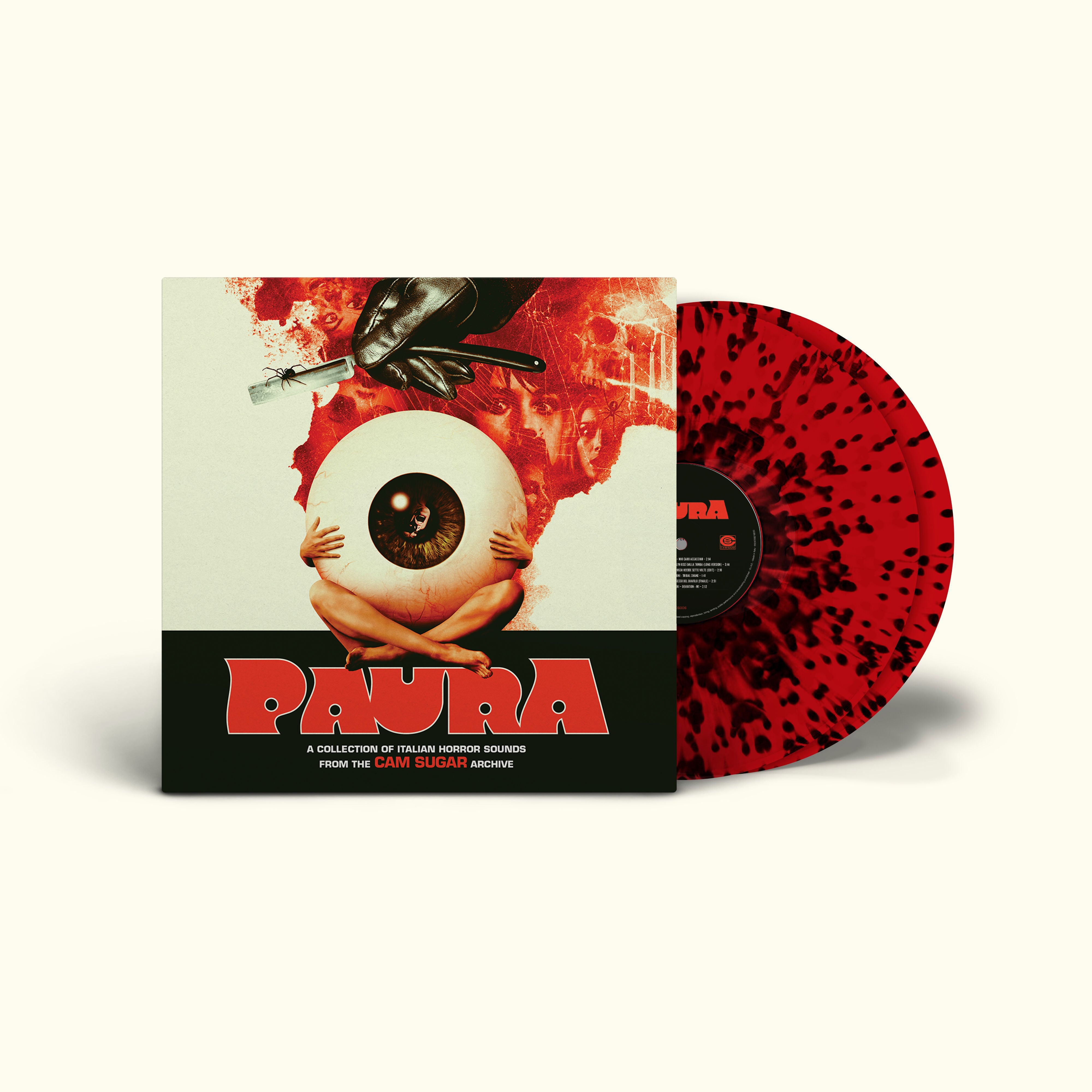 CAM Sugar - Paura: Limited Red + Black Splatter Vinyl 2LP