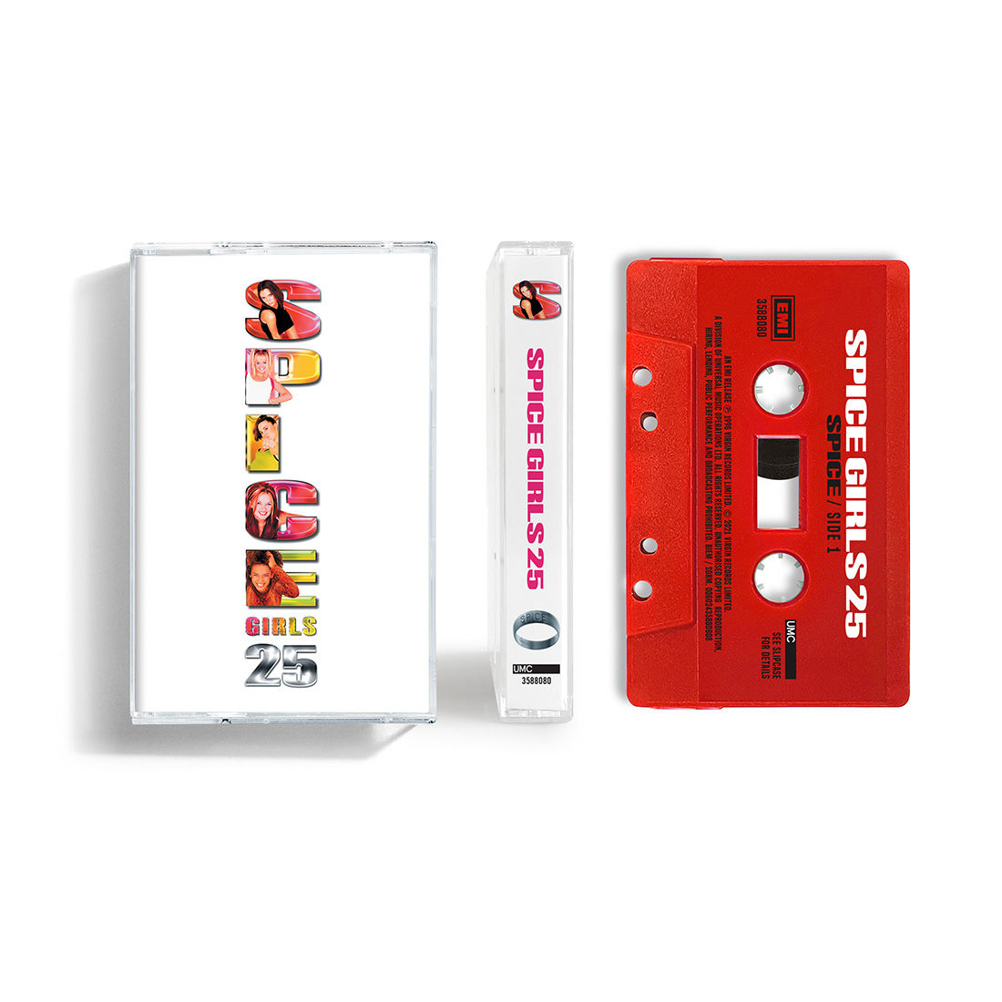 Spice Girls - Spice - 25th Anniversary: (‘Posh’ Red Coloured) Cassette