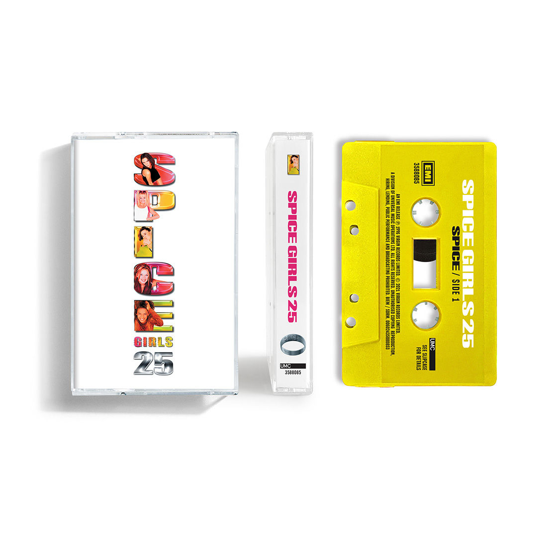 Spice Girls - Spice - 25th Anniversary: (‘Sporty’ Yellow Coloured) Cassette