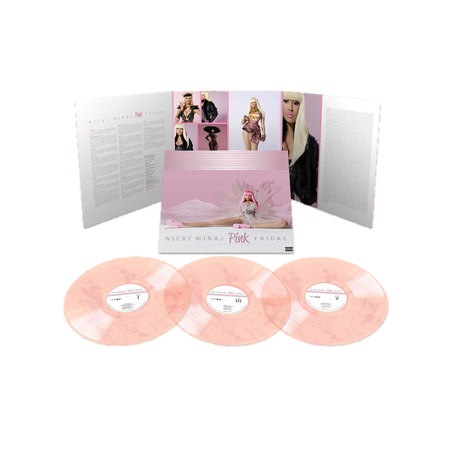 Nicki Minaj - Pink Friday: Exclusive Pink Translucent Colour Swirl Vinyl 3LP