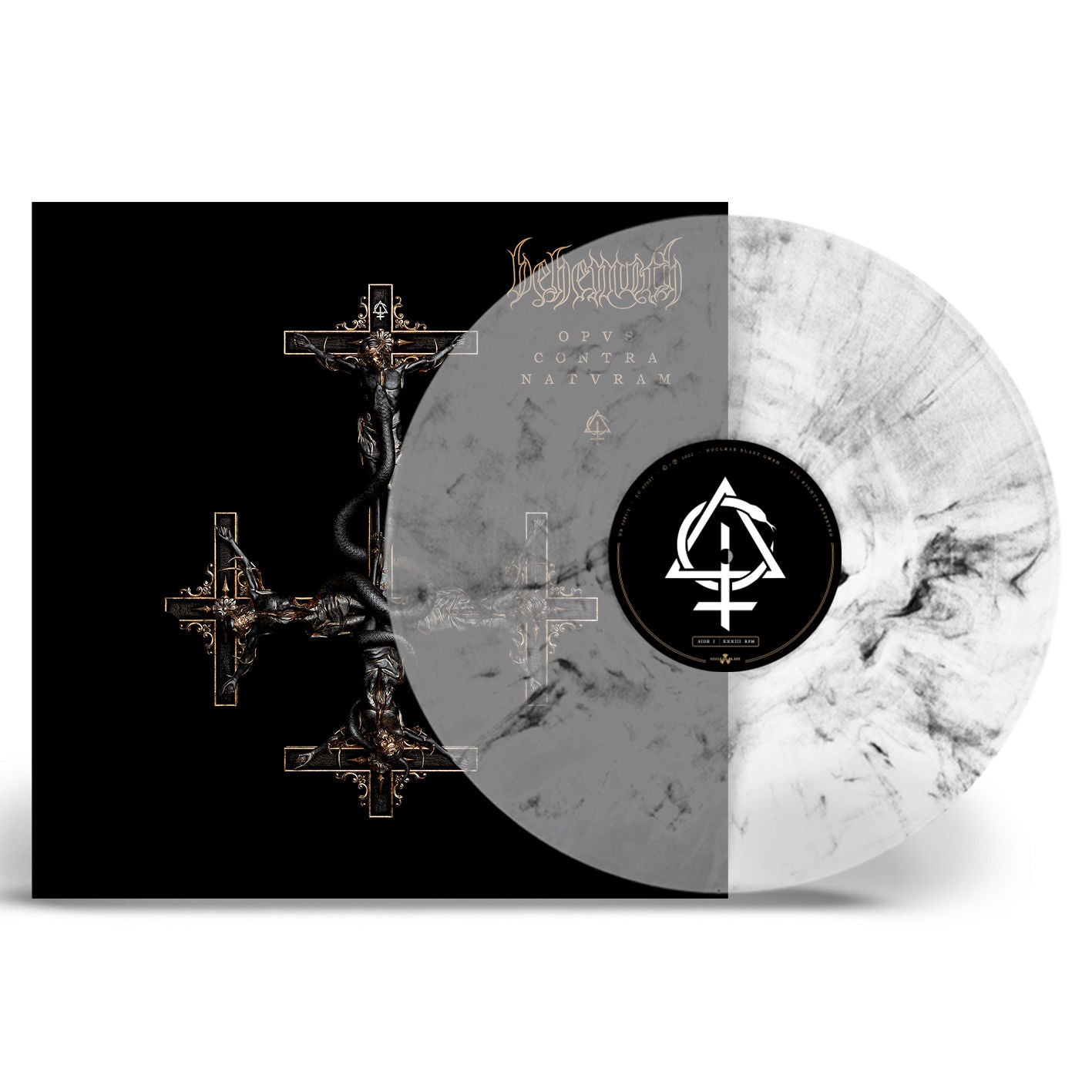 Opvs Contra Natvram: Limited Edition Clear + Black Marbled Vinyl LP