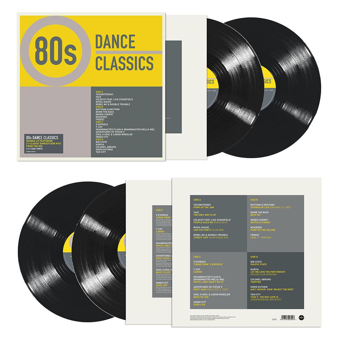Various Artists - 80s Dance Classics: Limited Edition Vinyl 2LP