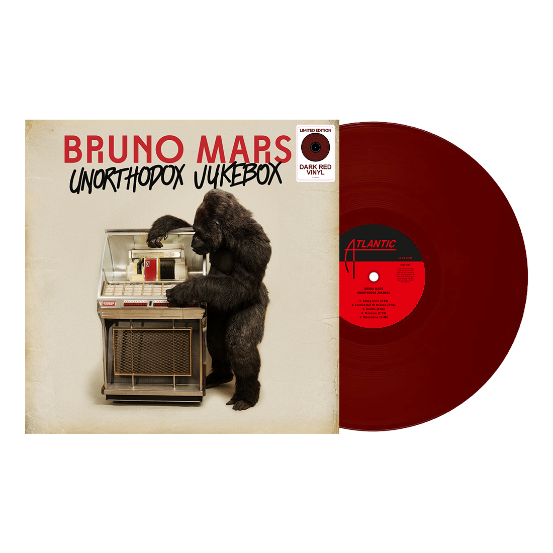 Bruno Mars - Unorthodox Jukebox: Dark Red Vinyl LP 