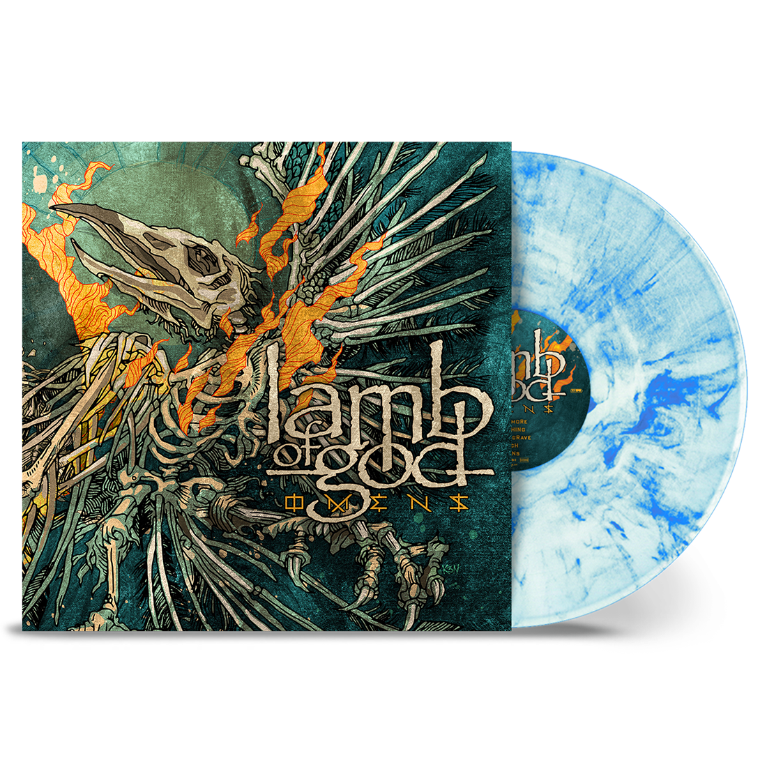 Omens: Limited Edition Marbled White + Sky Blue Vinyl LP