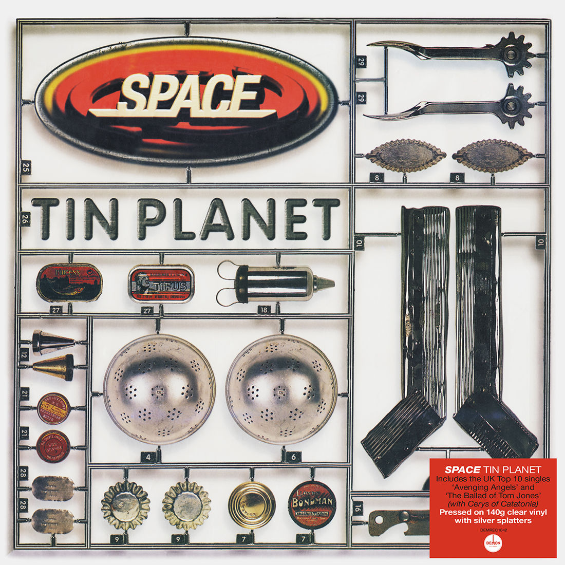 Space - Tin Planet: Limited Silver Splatter Vinyl LP