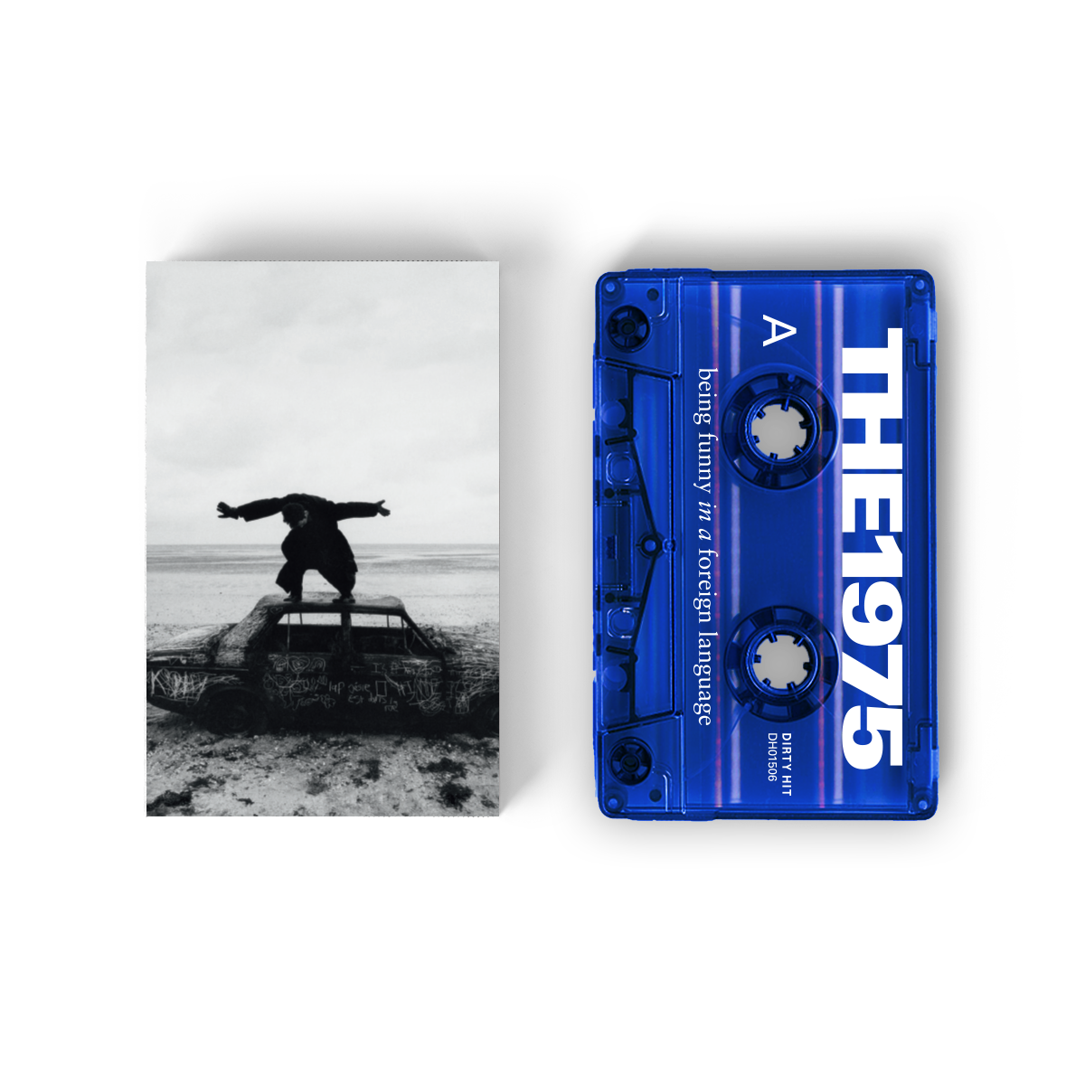 The 1975 - Being Funny In A Foreign Language - Transparent Royal Blue Cassette.