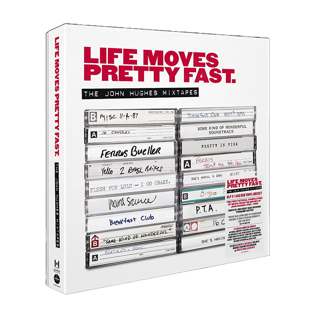 Various Artists - Life Moves Pretty Fast - The John Hughes Mixtapes: Red Vinyl 6LP Box Set