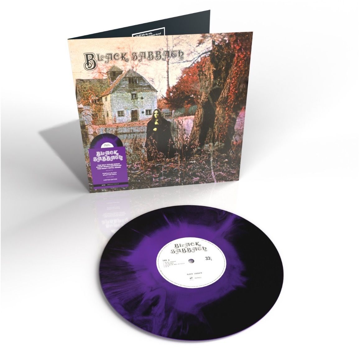 Black Sabbath - Black Sabbath: Limited Edition Black & Purple Splatter Vinyl LP [NAD22]