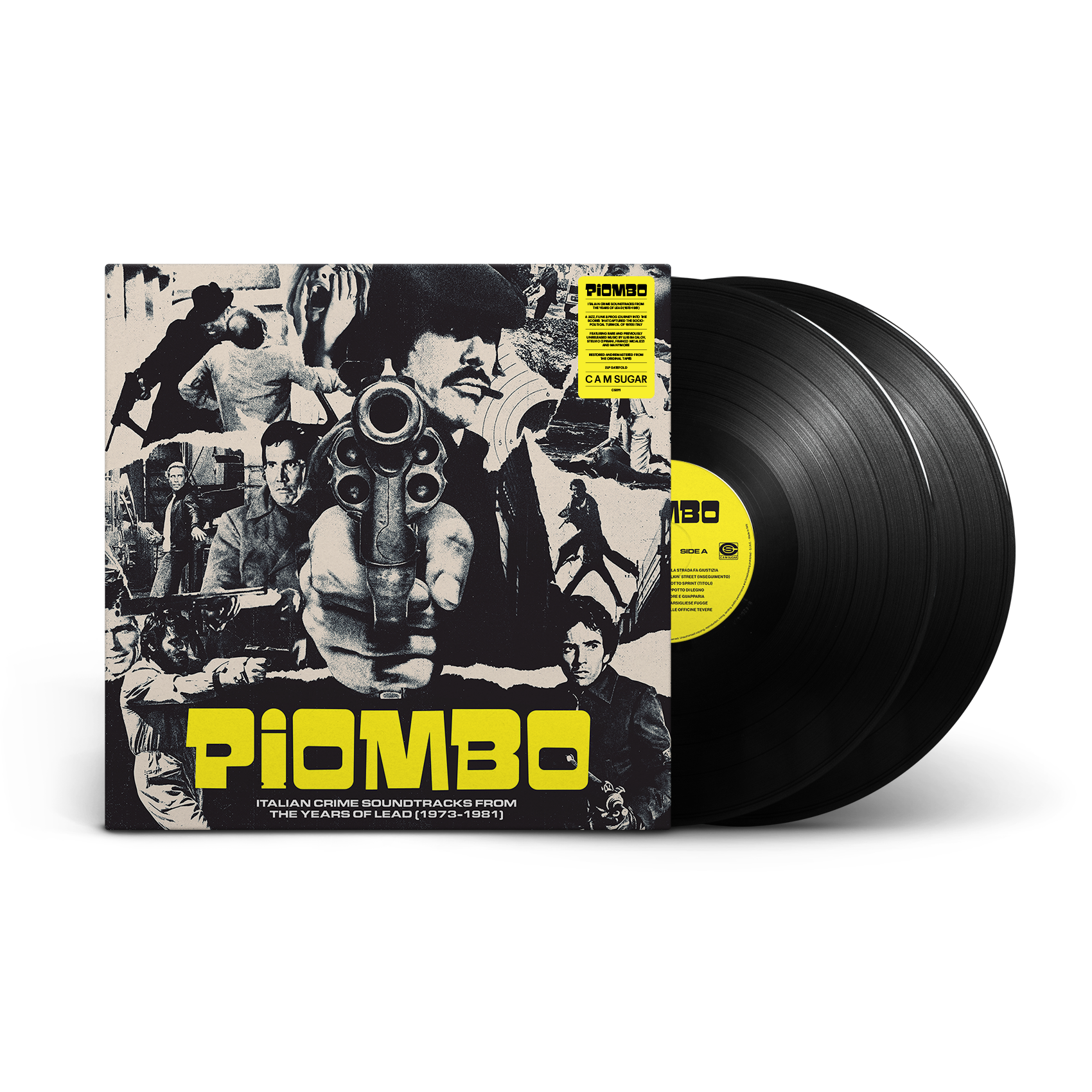 Various Artists - PIOMBO - Italian Crime Soundtracks From The Years Of Lead (1973-1981): Vinyl 2LP