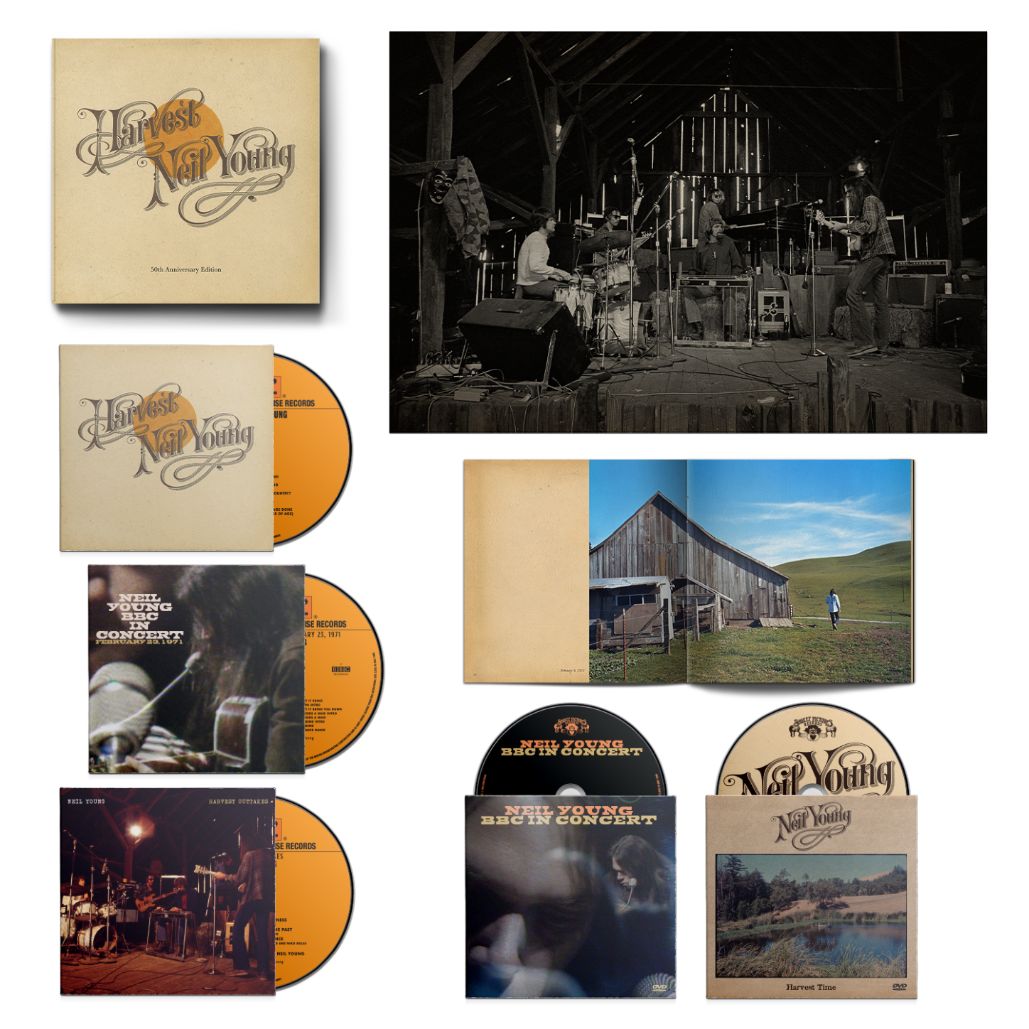 Neil Young - Harvest (50th Anniversary Edition): 3CD/2DVD Box Set