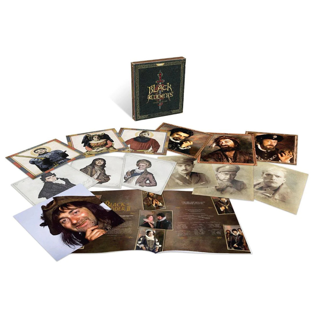 Original Soundtrack - Blackadder's Historical Record - 40th Anniversary: Signed 140g Gold Vinyl 12LP Box Set [Signed By Tony Robinson aka Baldrick]