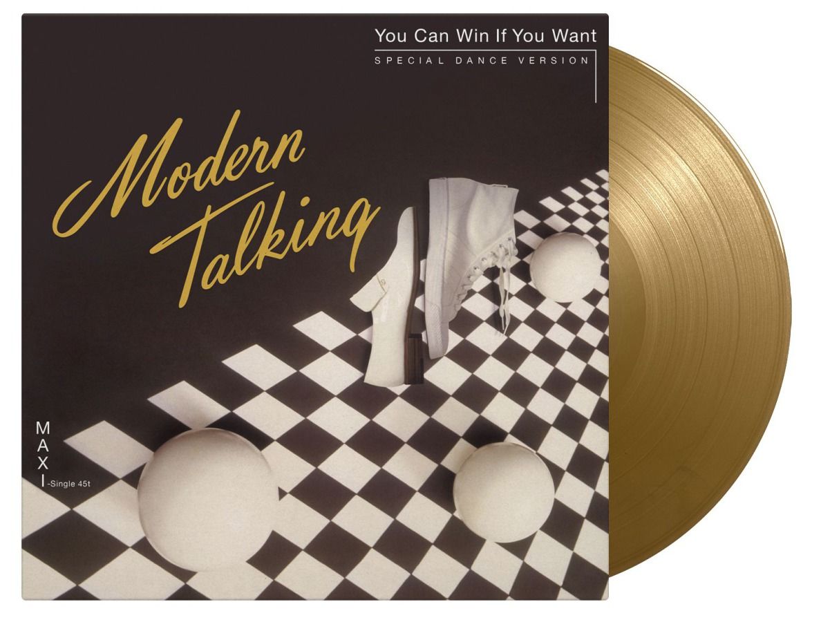 Modern Talking - You Can Win If You Want: Gold Colour Vinyl 12" Single