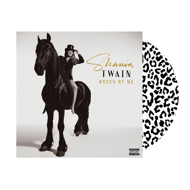 Shania Twain - LIMITED EDITION QUEEN OF ME WHITE LEOPARD PRINT PICTURE DISC