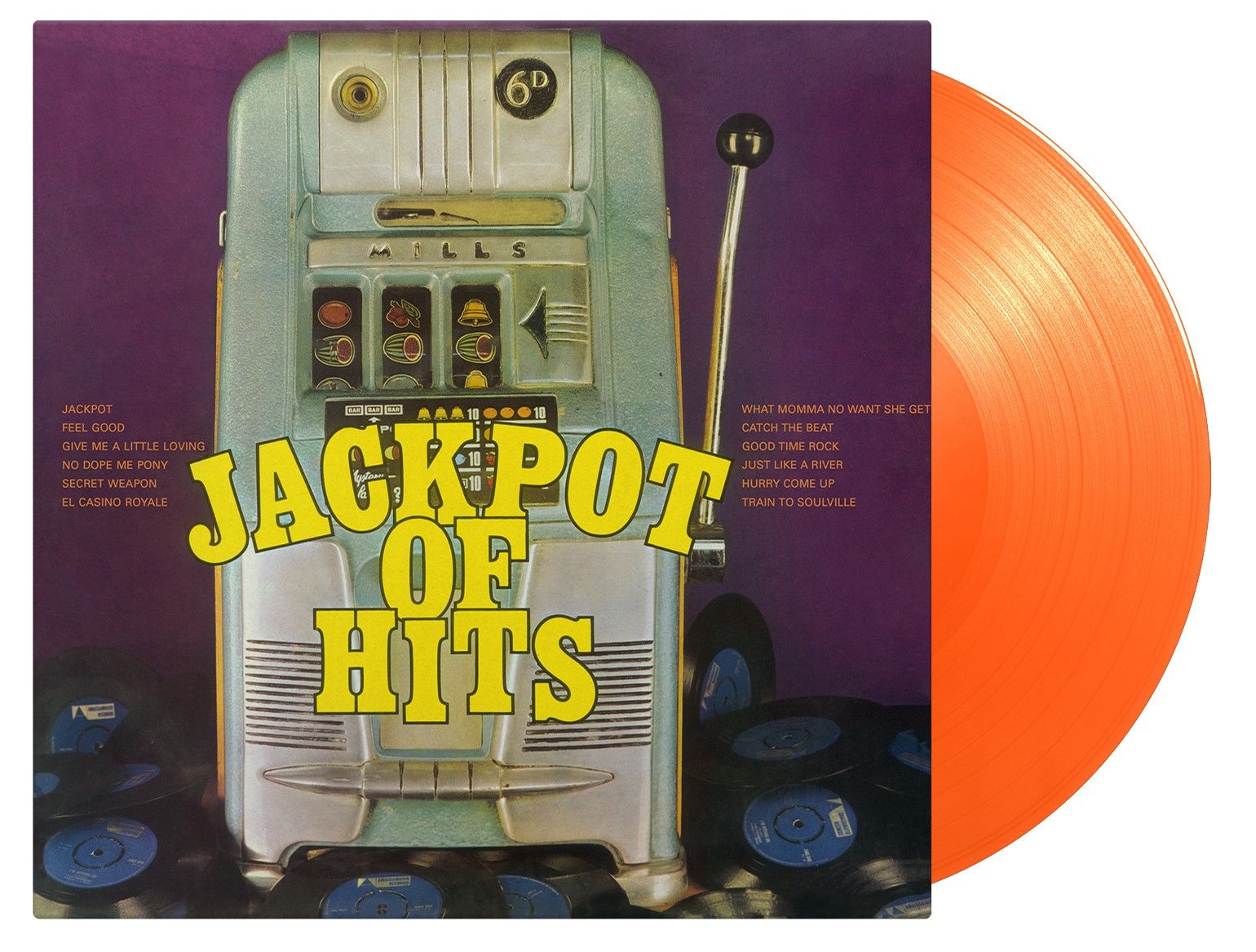 Various Artists - Jackpot Of Hits: Limited Edition Orange Vinyl LP