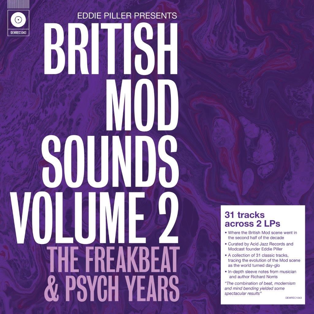 Various Artists - Eddie Piller Presents British Mod Sounds of The 1960s Volume 2: The Freakbeat & Psych Years: Vinyl 2LP