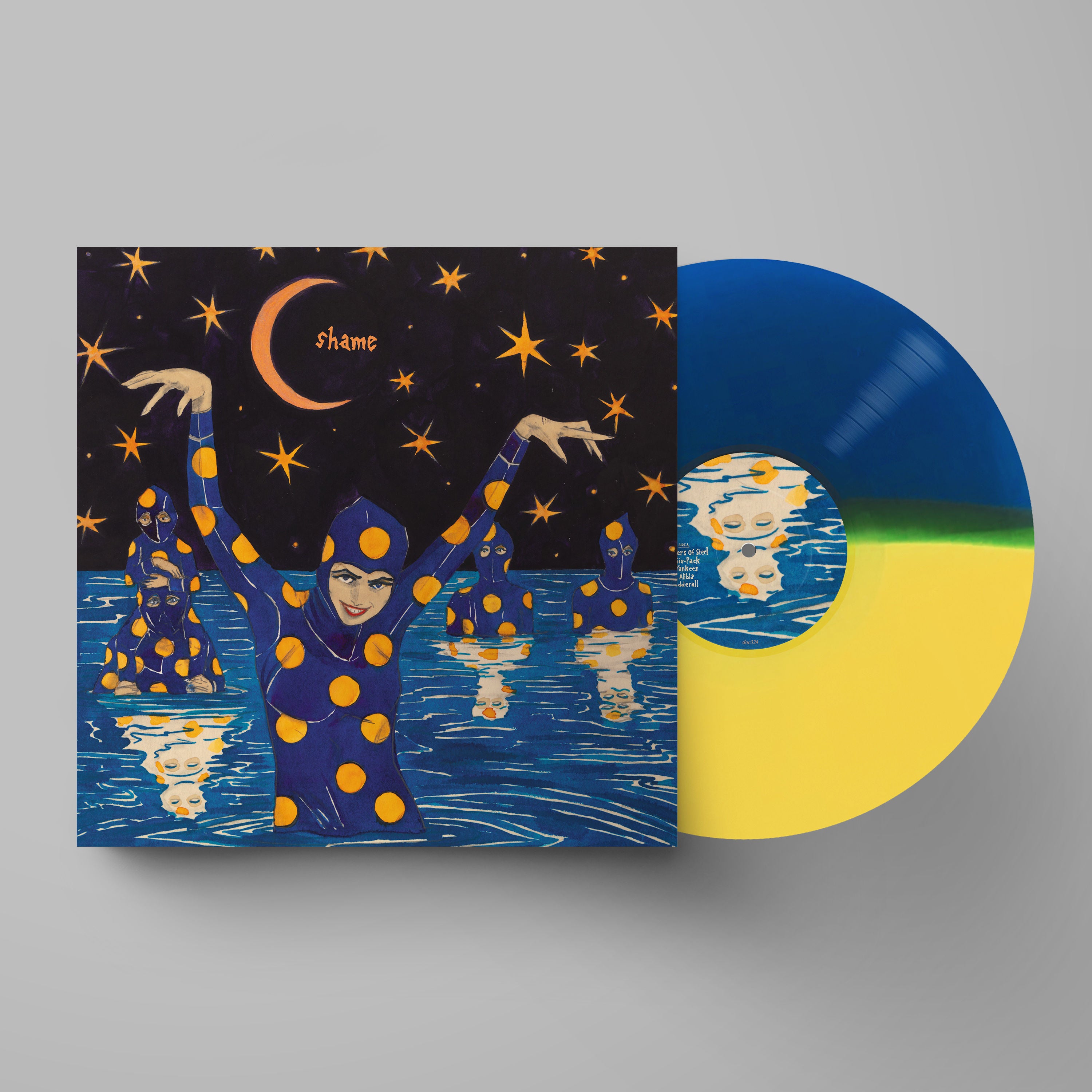 Shame - Food For Worms: Limited Edition Blue and Yellow Vinyl LP