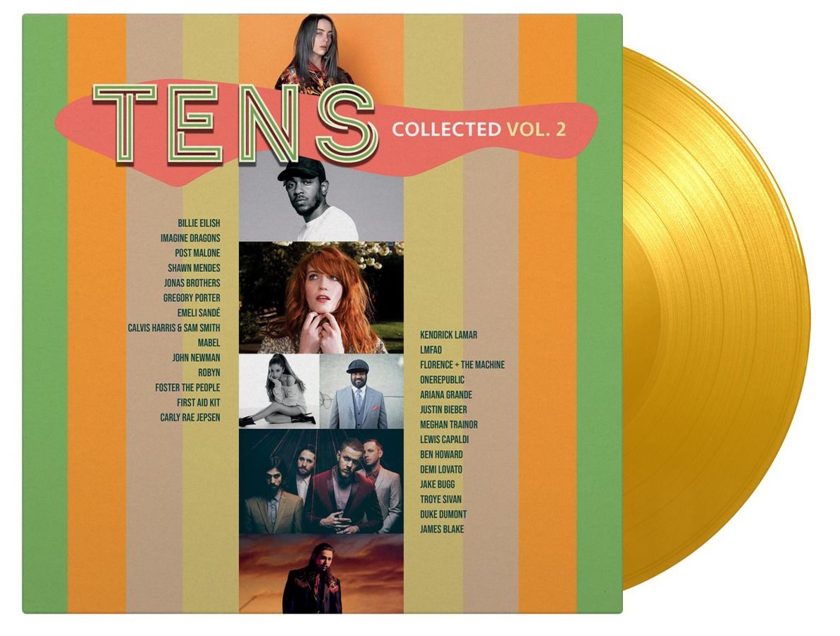 Various Artists - Tens Collected Vol. 2: Limited Edition Yellow Vinyl 2LP