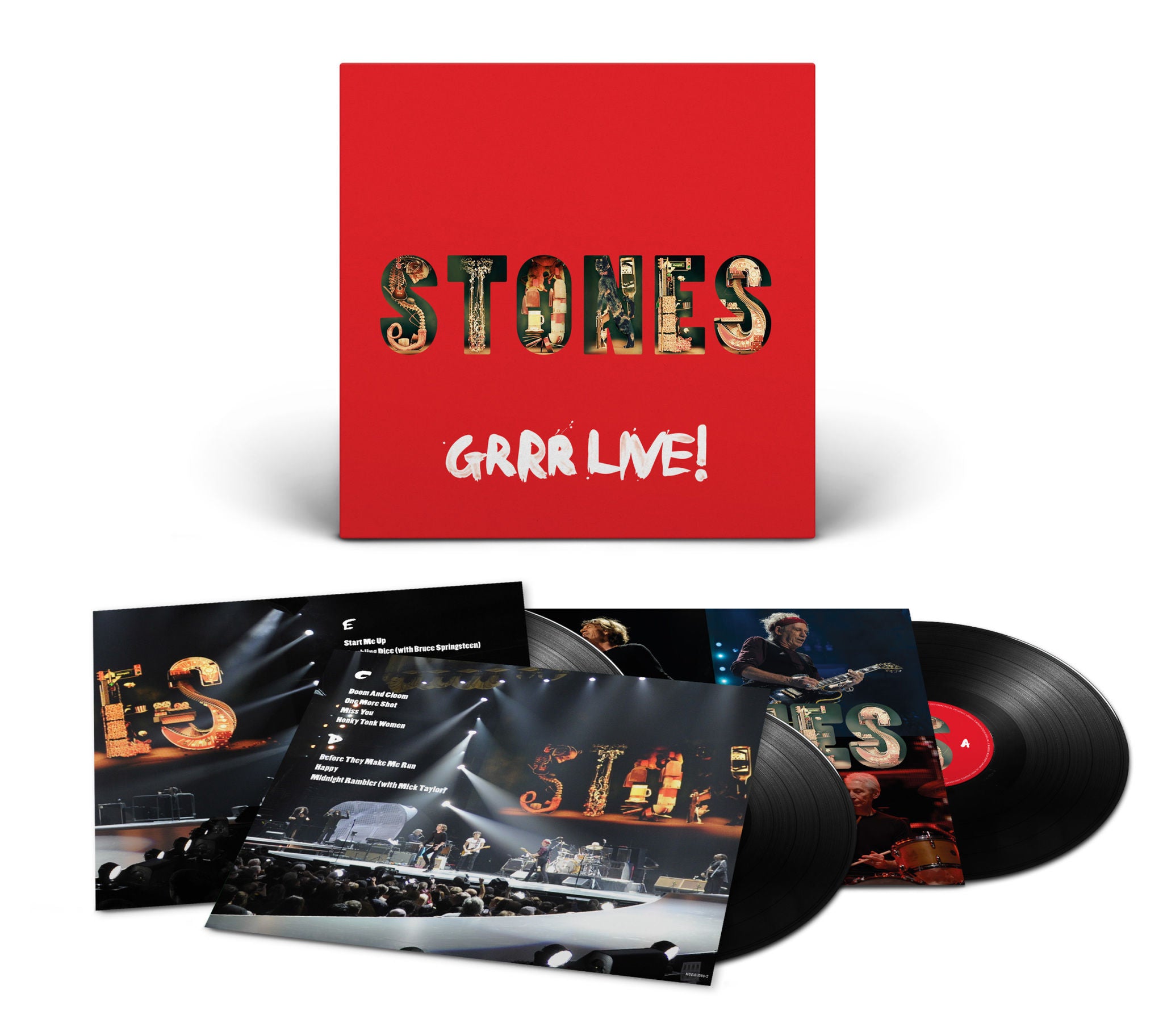 The Rolling Stones - GRRR Live! Black Vinyl 3LP