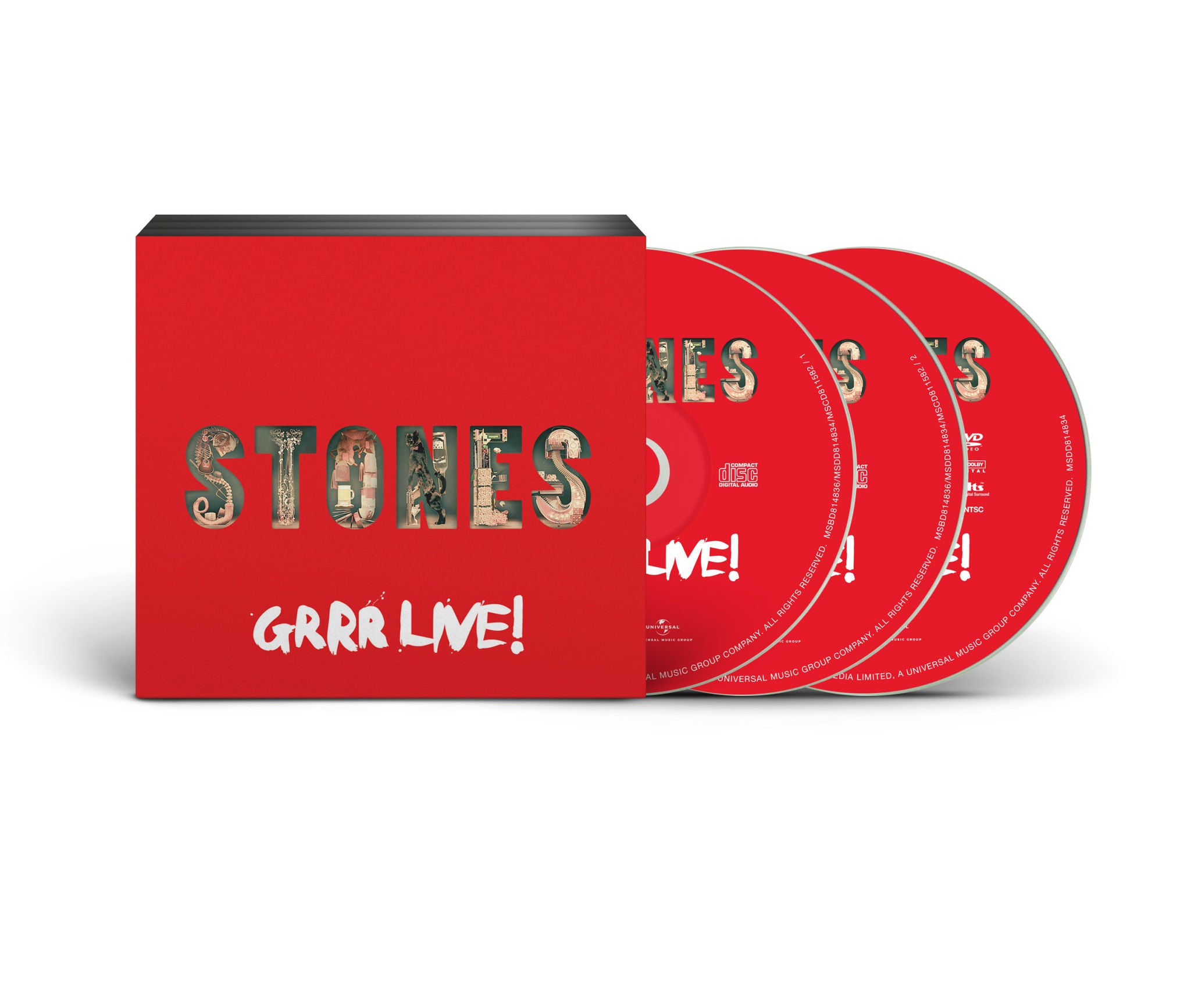 The Rolling Stones - GRRR Live! 2CD & Blu-Ray