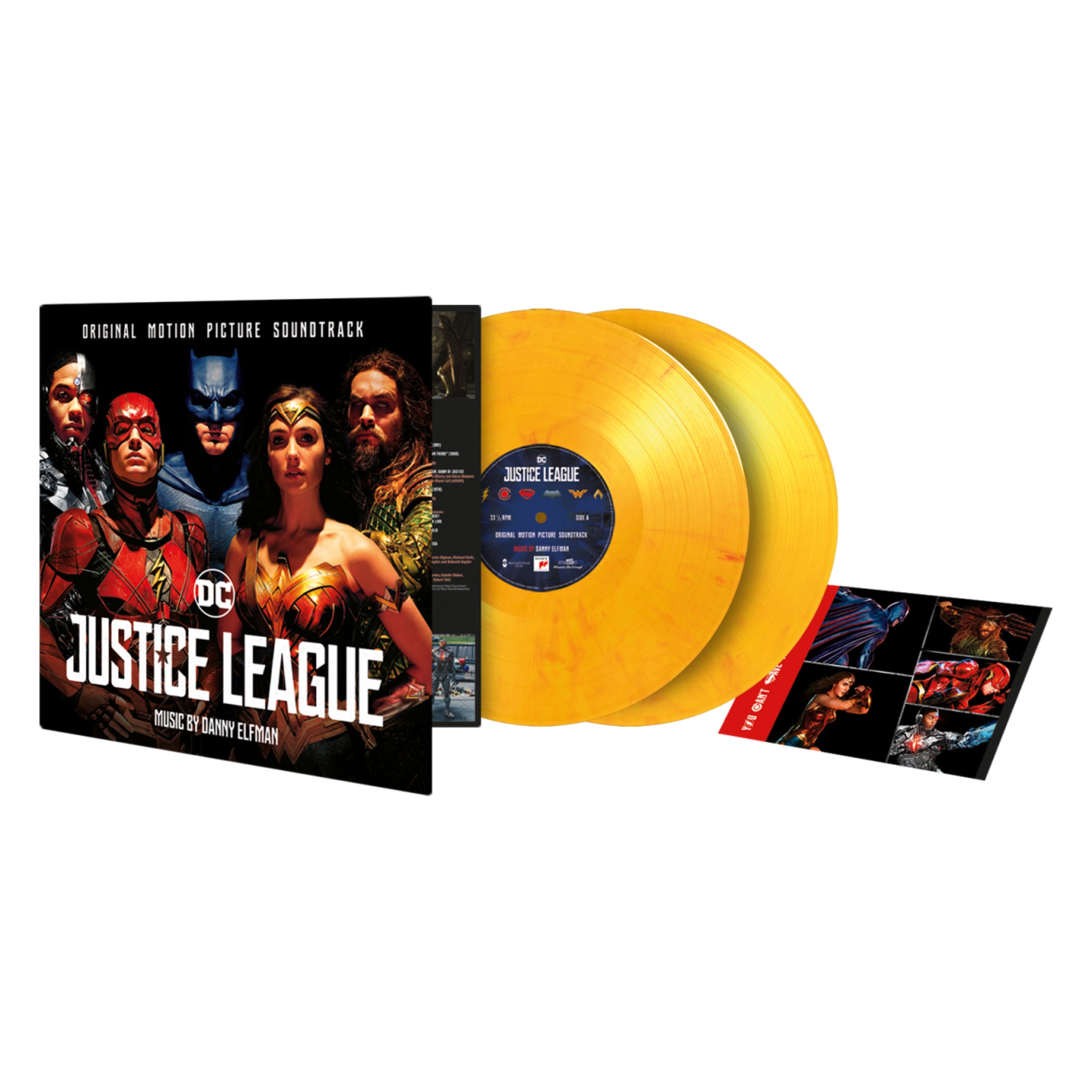 Danny Elfman, Original Soundtrack - Justice League: Flaming Colour Vinyl 2LP