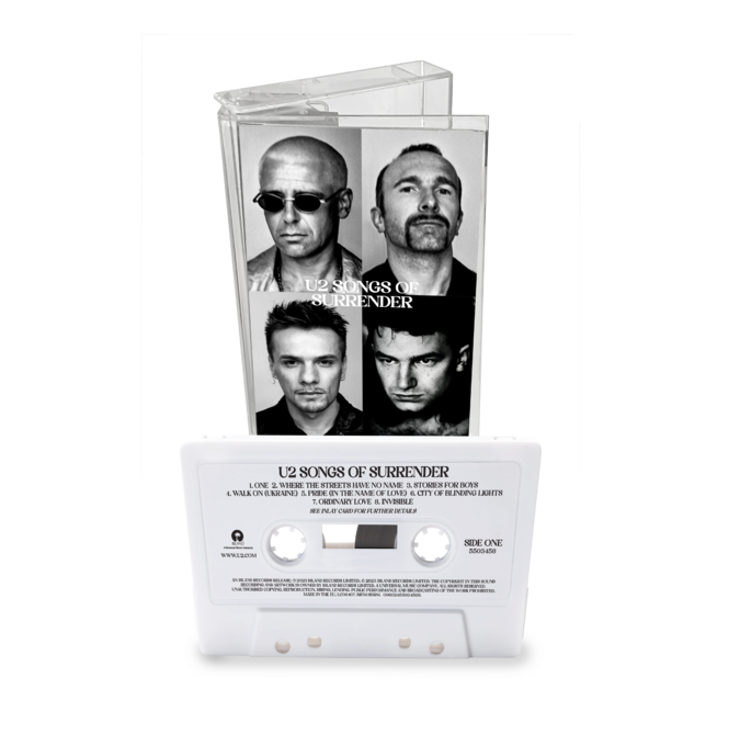 U2 - ‘Songs Of Surrender’ – Exclusive White Cassette (Limited Edition)