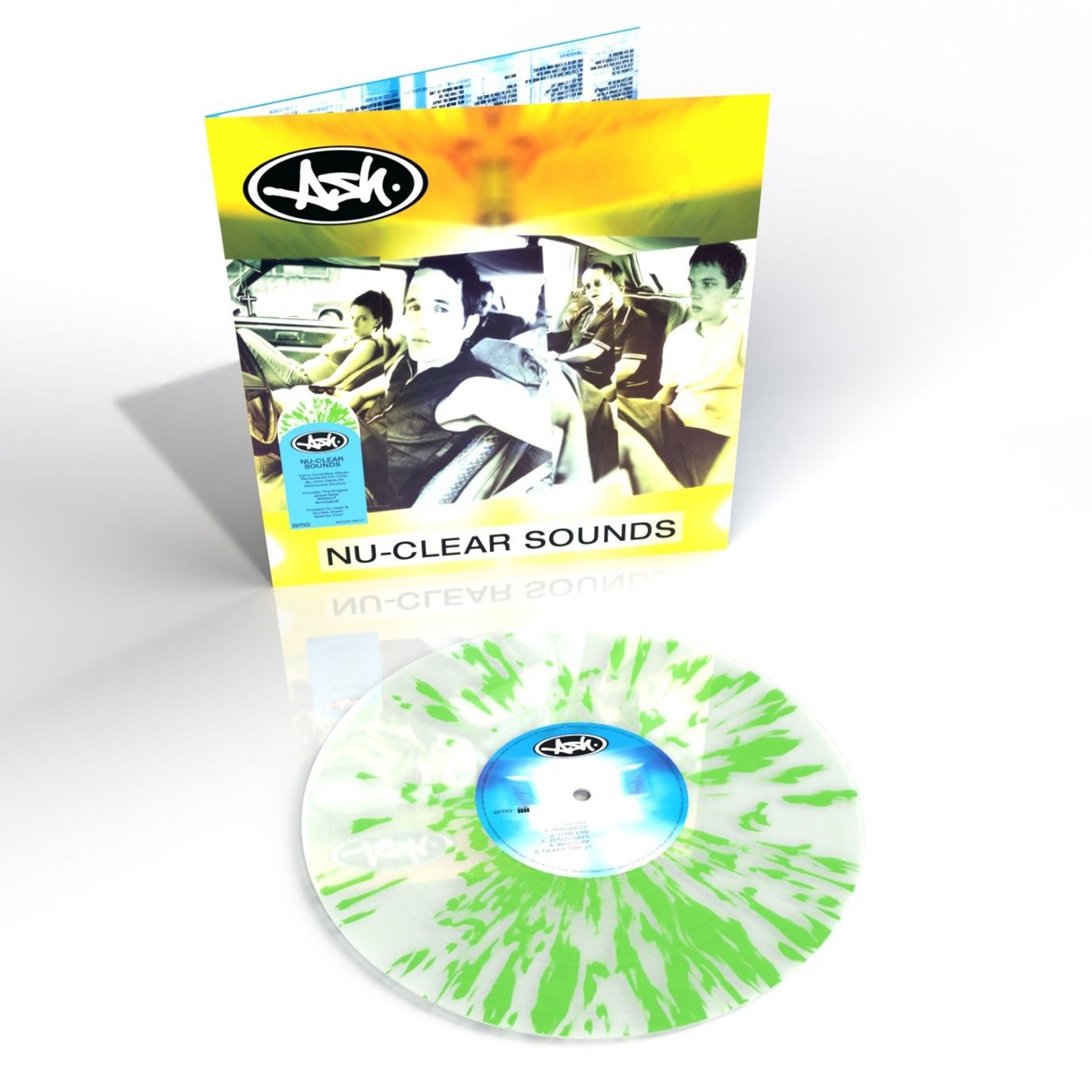 Ash - Nu-Clear Sounds (2023 Remaster): Limited Edition Clear + Nu-Clear Green Splatter Vinyl LP