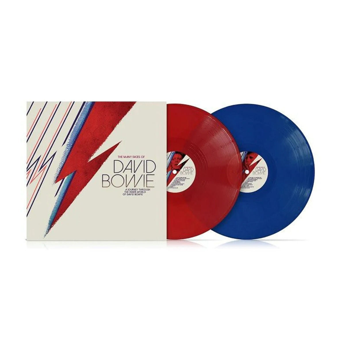 Various Artists - The Many Faces Of David Bowie: Limited Red + Blue Vinyl 2LP