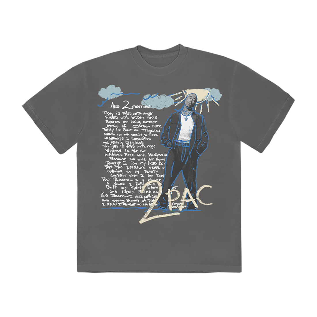 2Pac - "And 2Morrow" Notebook T-Shirt