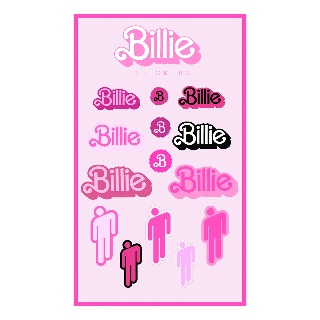 Billie Eilish - Barbie x Billie Eilish Sticker Set