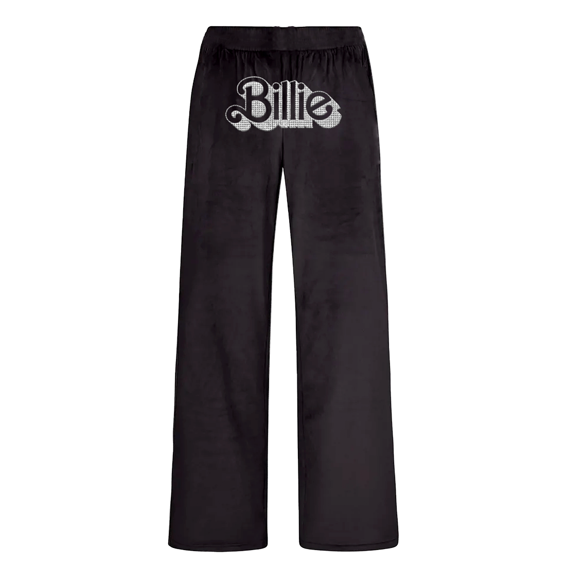 Billie Eilish - Barbie x Billie Eilish Black Velour Pants