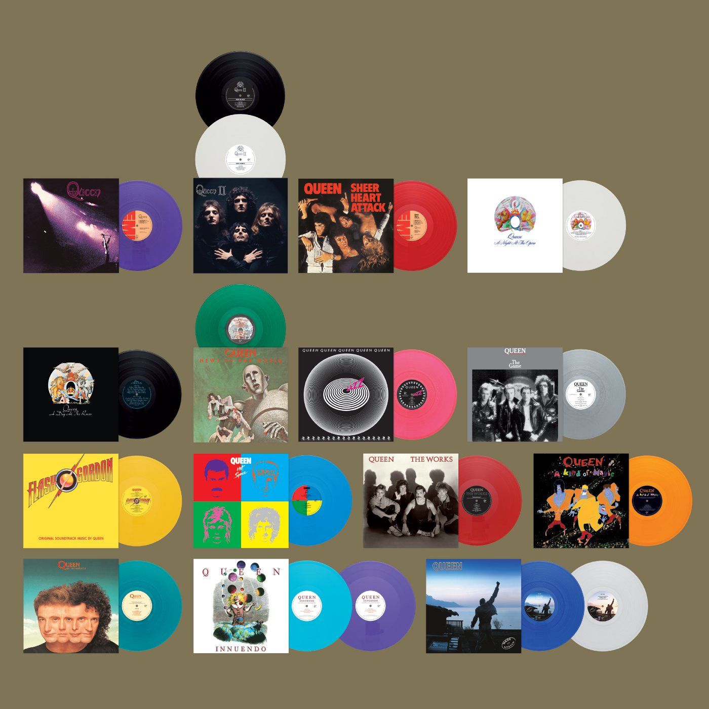 Queen | Studio outlet Collection | Vinyl Box Set Coloured Farbiges Vinyl