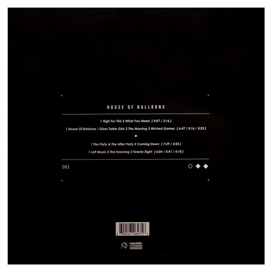 The Weeknd - House Of Balloons: Vinyl 2LP