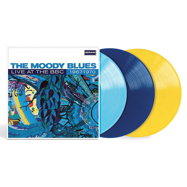 The Moody Blues - Live At The BBC (1967-1970): Limited Blue + Yellow Vinyl 3LP