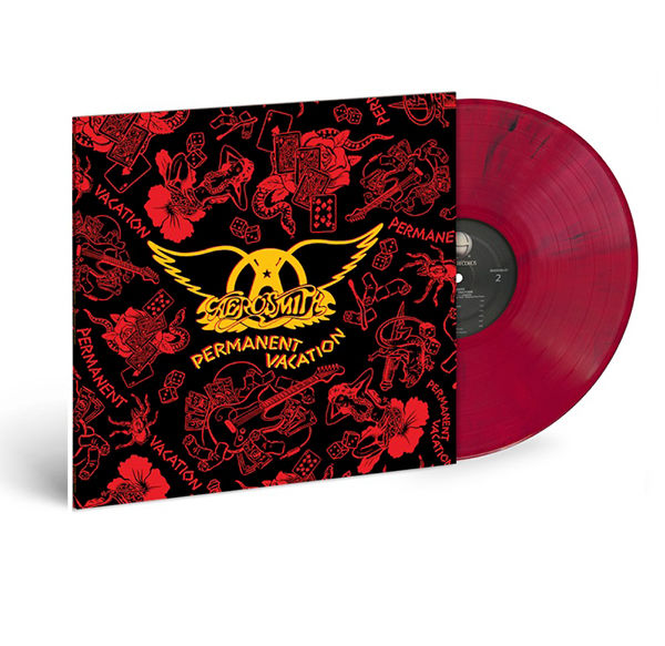 Aerosmith - Permanent Vacation: Exclusive Red + Black Marble Vinyl LP