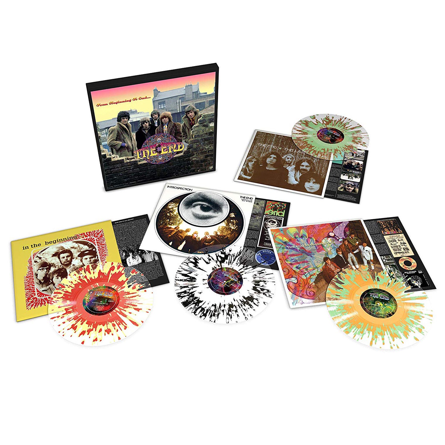 The End - From Beginning To End: Splatter Colour 4LP Vinyl Box Set