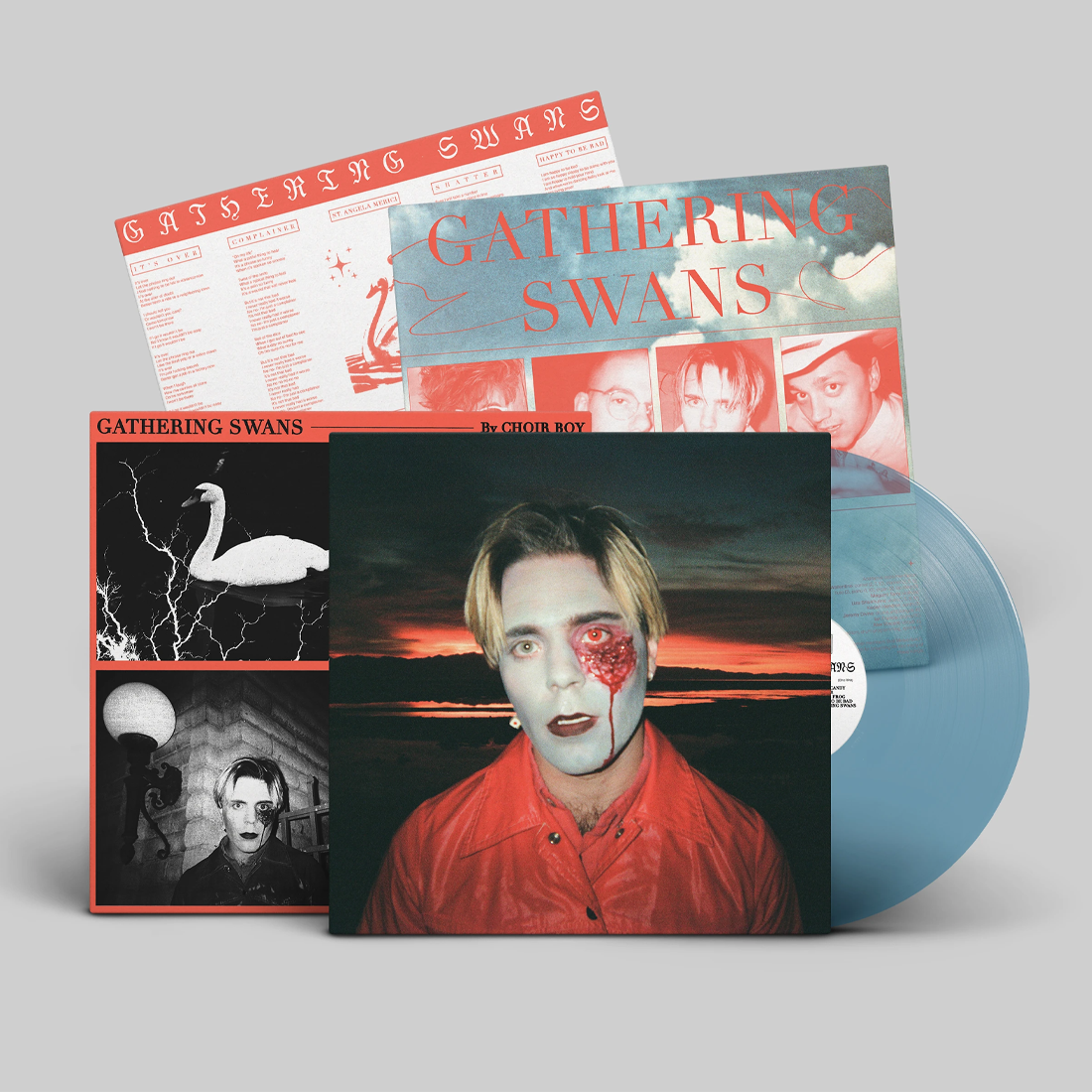 Gathering Swans: Limited Edition Clear Ocean Blue Vinyl LP