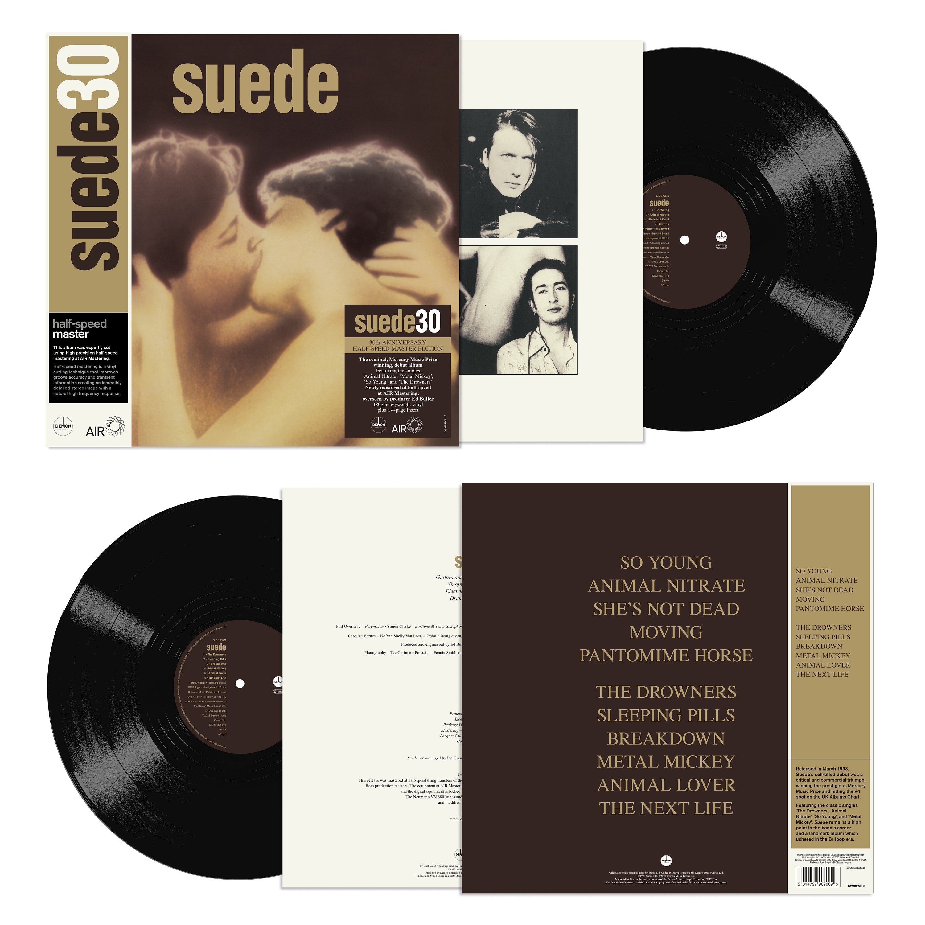 Suede - Suede (30th Anniversary Edition): Half-Speed Master Edition Vinyl LP.