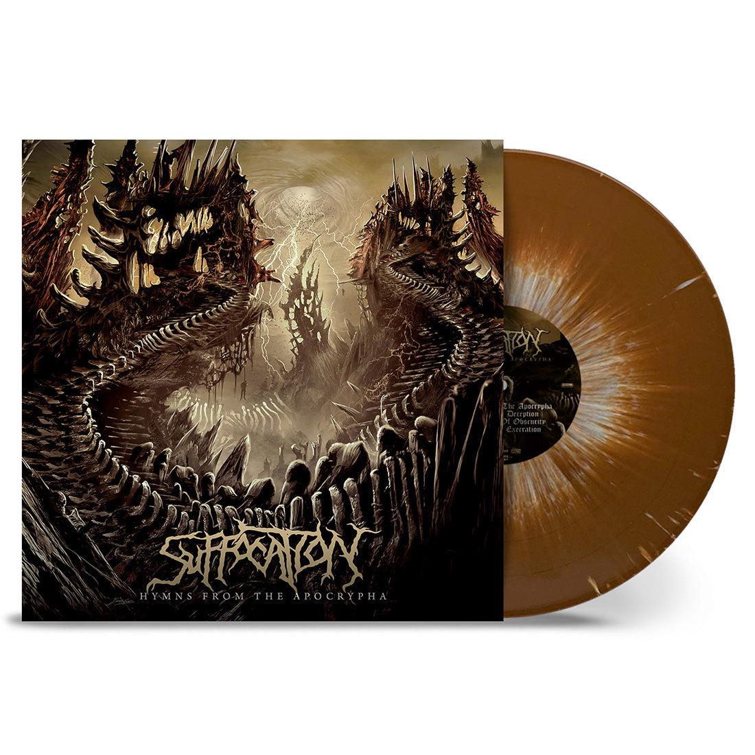 Suffocation - Hymns From The Apocrypha: Limited Brown White Splatter Vinyl LP