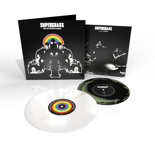 Supergrass - Life On Other Planets: Limited White Vinyl LP + Bonus Green + Black 10" Vinyl EP