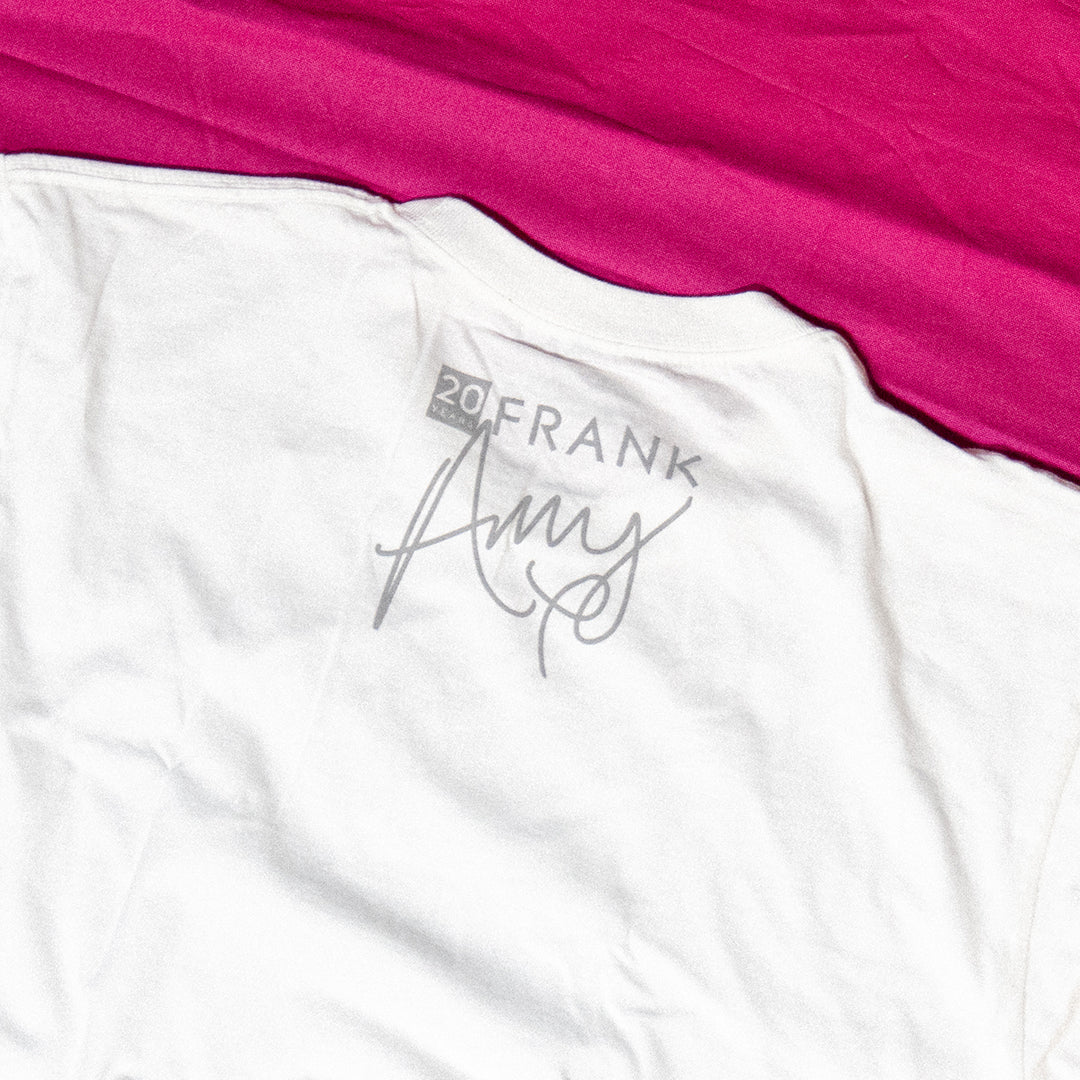 Amy Winehouse - Frank 20th Anniversary White T-Shirt