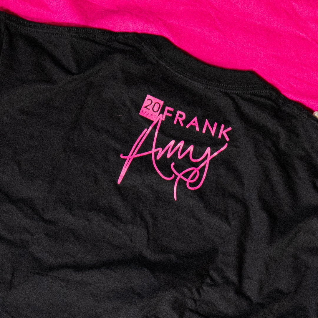 Amy Winehouse - Frank 20th Anniversary Black T-Shirt