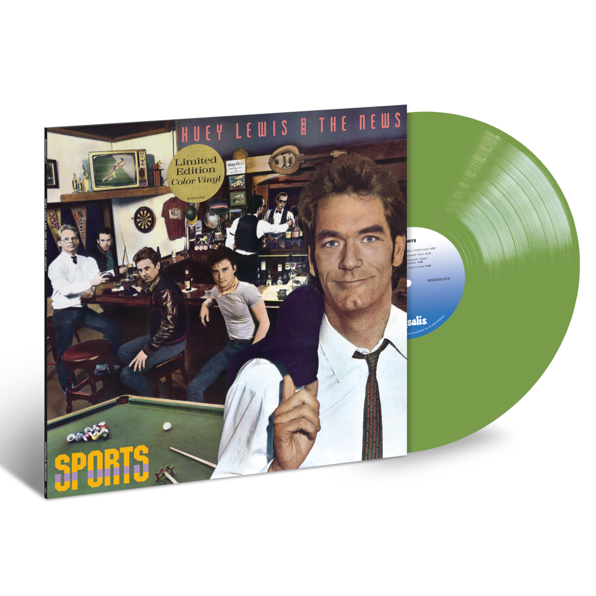 Huey Lewis & The News - Sports (40th Anniversary) : Exclusive Olive Green Vinyl LP