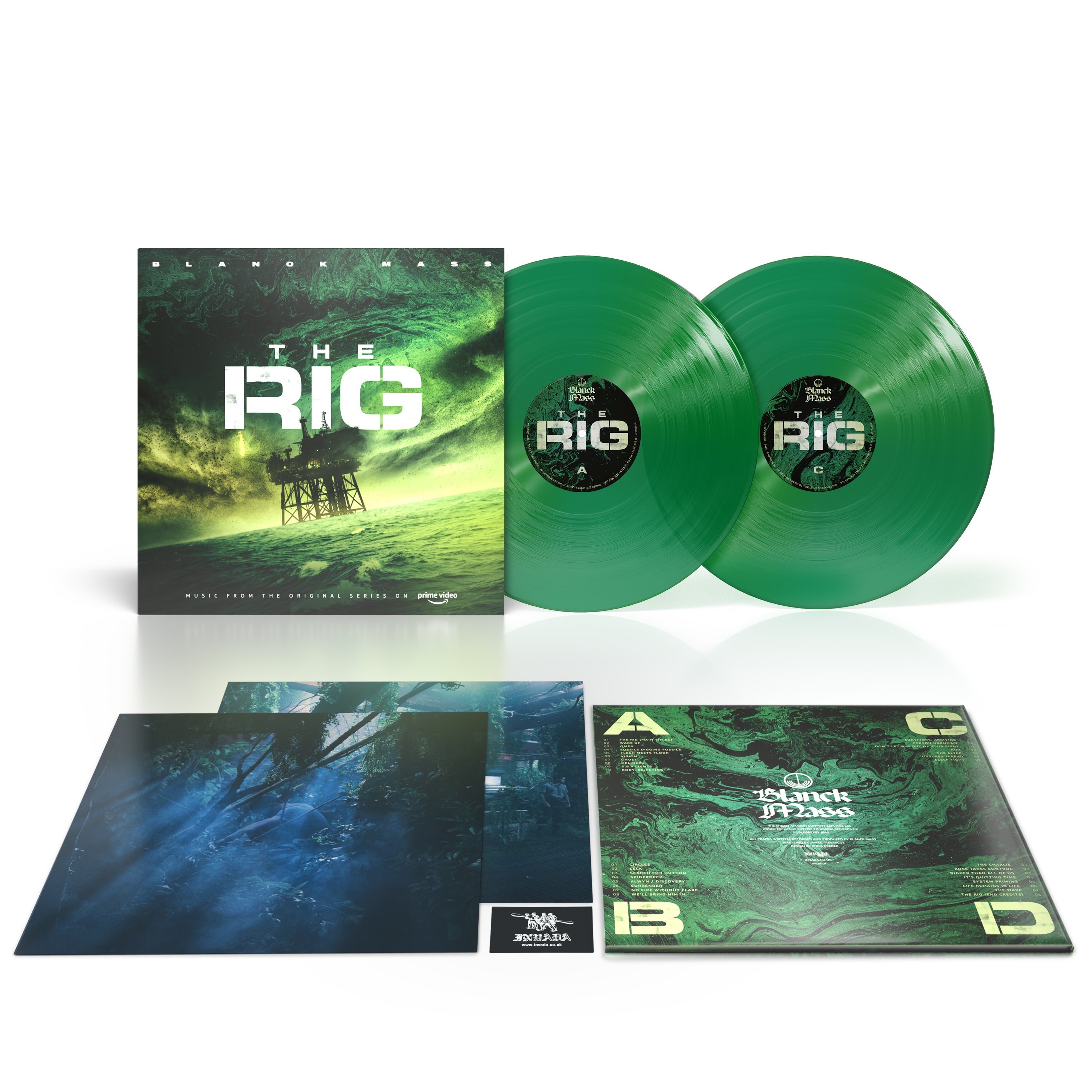 Blanck Mass - The Rig (Prime Video Original Series Soundtrack): Limited Translucent Green Vinyl 2LP